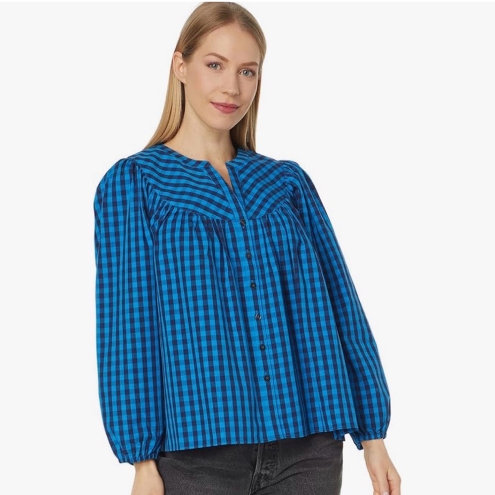 NWOT Draper James Button Front Top